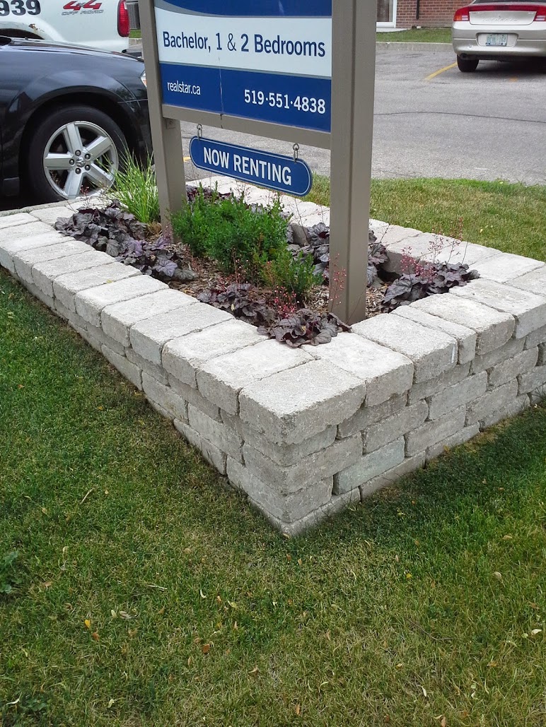 Commercial landscaping.